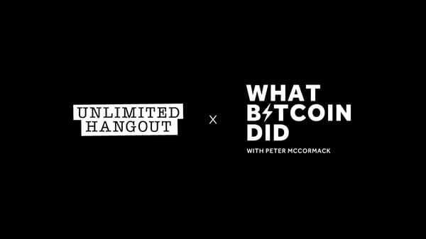 What Bitcoin Did